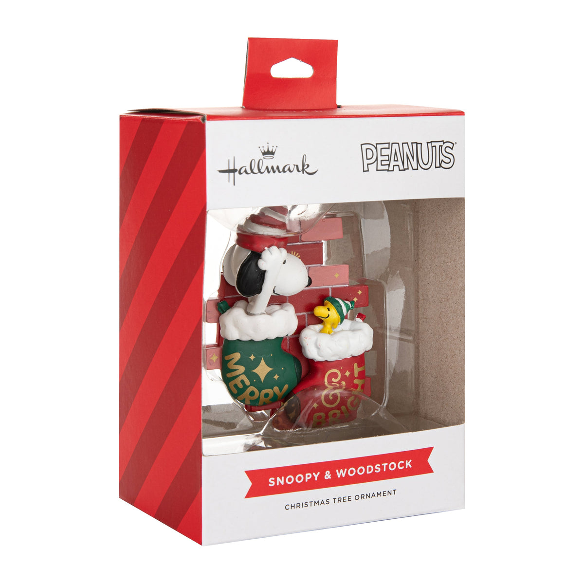 Collectable PEANUTS™ Christmas Hanging Ornament - SNOOPY and Woodstock Stockings