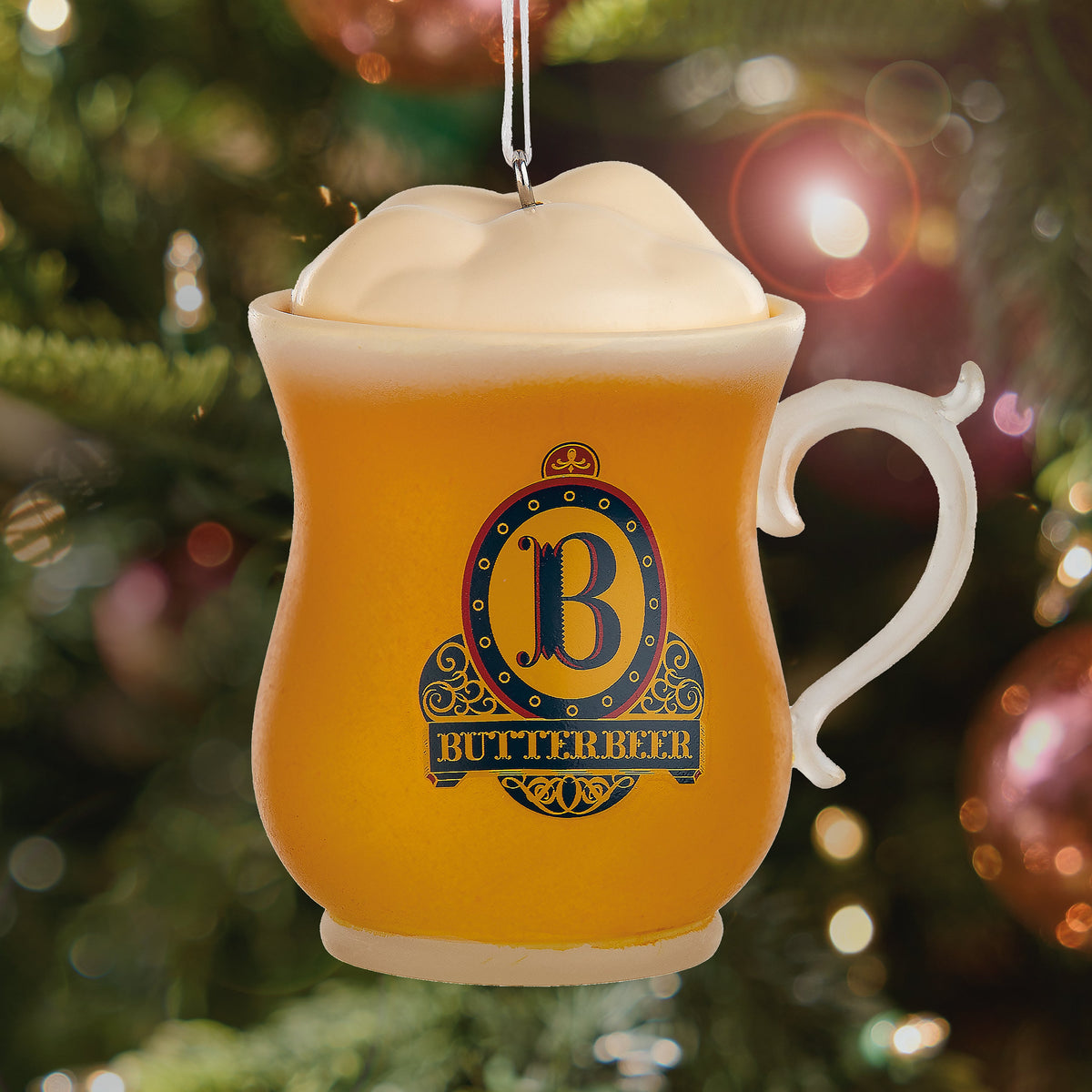 Collectable Harry Potter™ Ornament - Butterbeer & Tankard Design