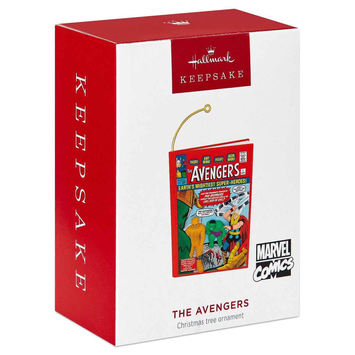 Keepsake MARVEL Hanging Ornament - Classic Avengers Comic Book Design