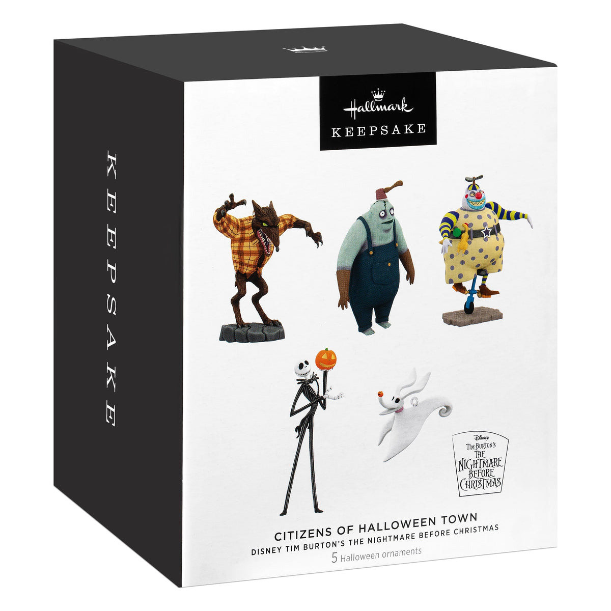 Keepsake The Nightmare Before Christmas Ornament - 5 Pack Halloween Town Citizens Design