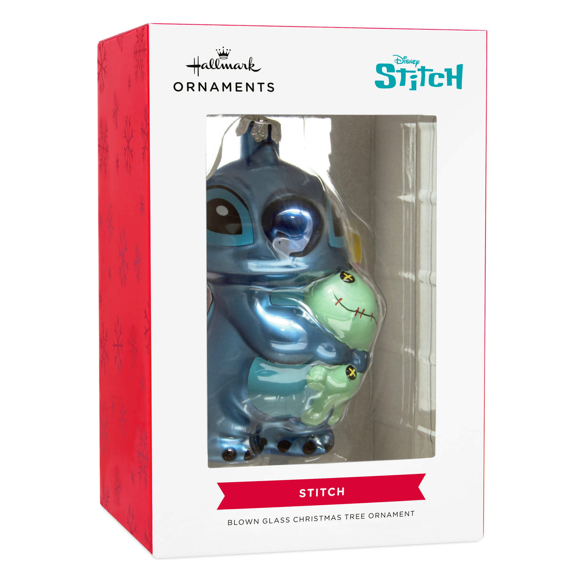 Collectable Disney Lilo & Stitch Scrump & Stitch Glass Ornament