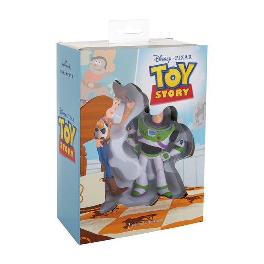 Collectable Disney Pixar Toy Story 5 'Storied Moments' Woody & Buzz Ornament Duo