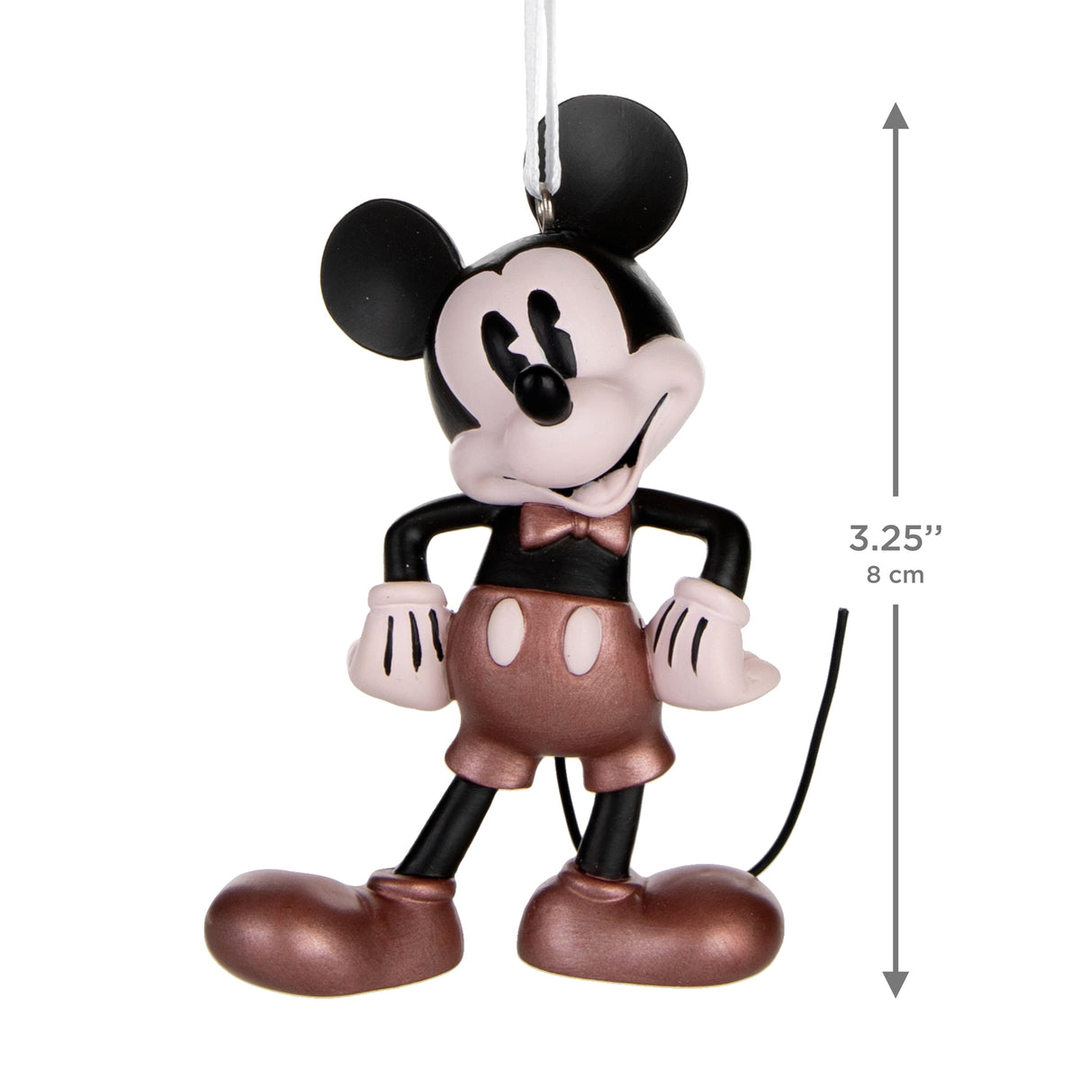 Collectable Classic Disney Mickey Mouse Resin Hanging Christmas Ornament