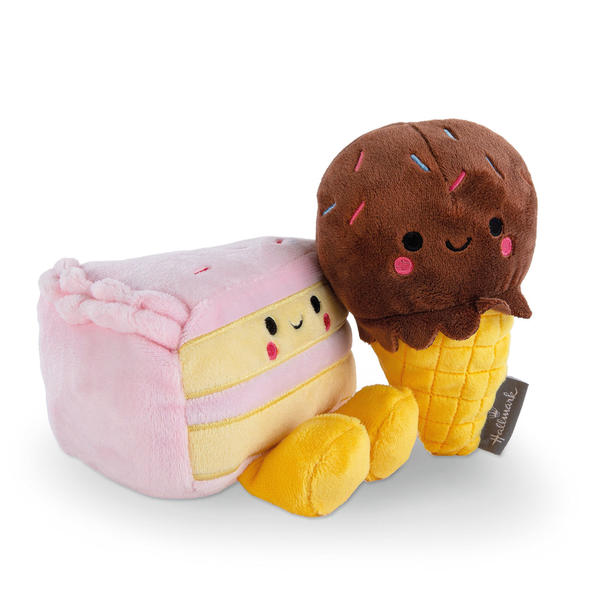 Better Together Cake & Ice-Cream Cone Magnetic Plush Pair