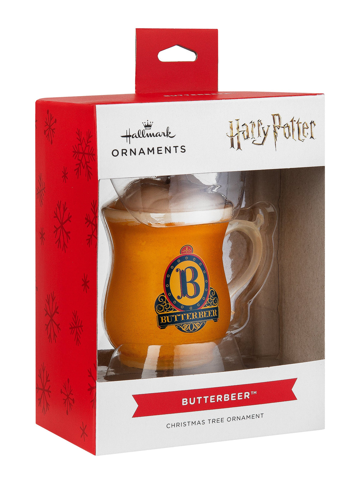 Collectable Harry Potter™ Ornament - Butterbeer & Tankard Design