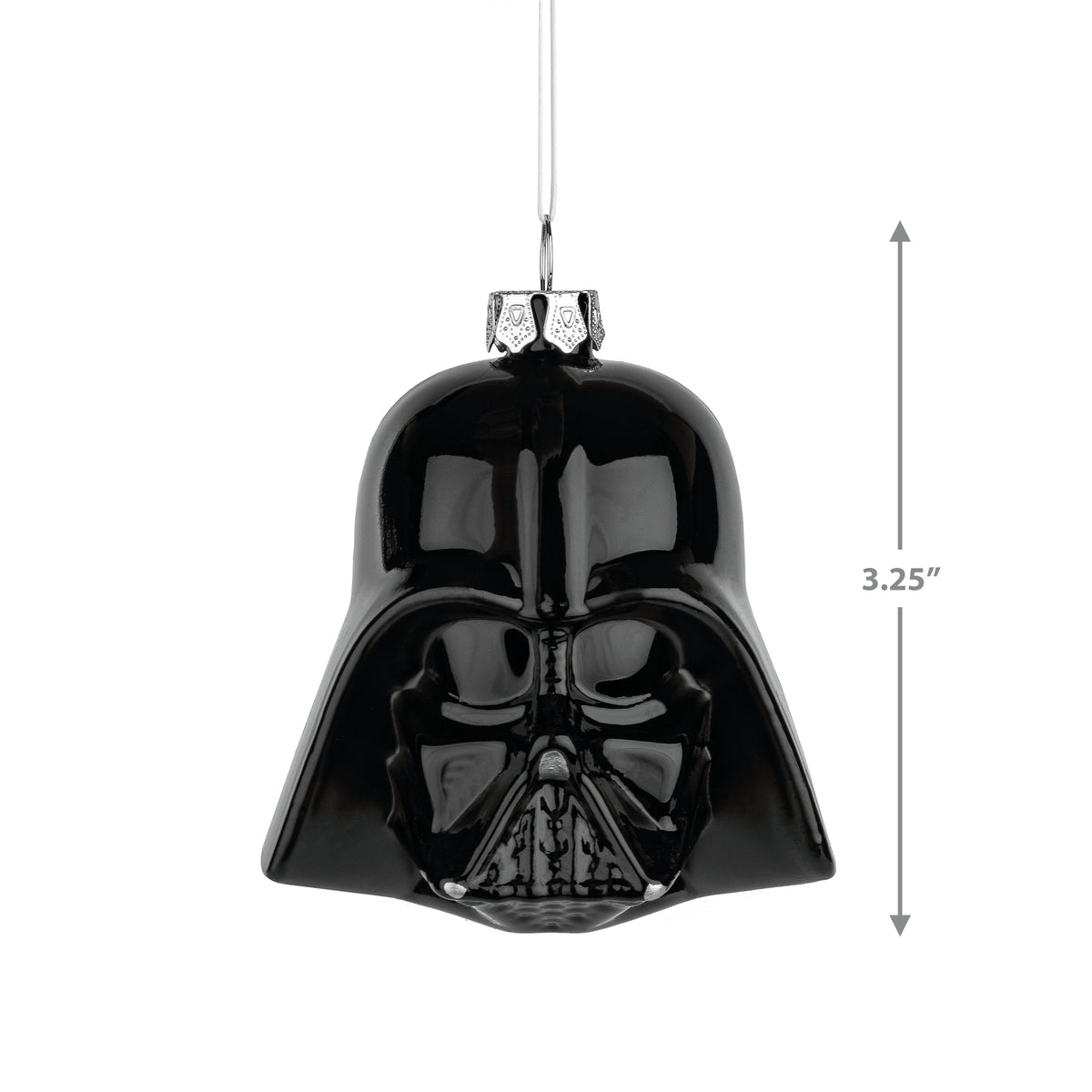 Star Wars™ Glass Ornament - Darth Vader Helmet