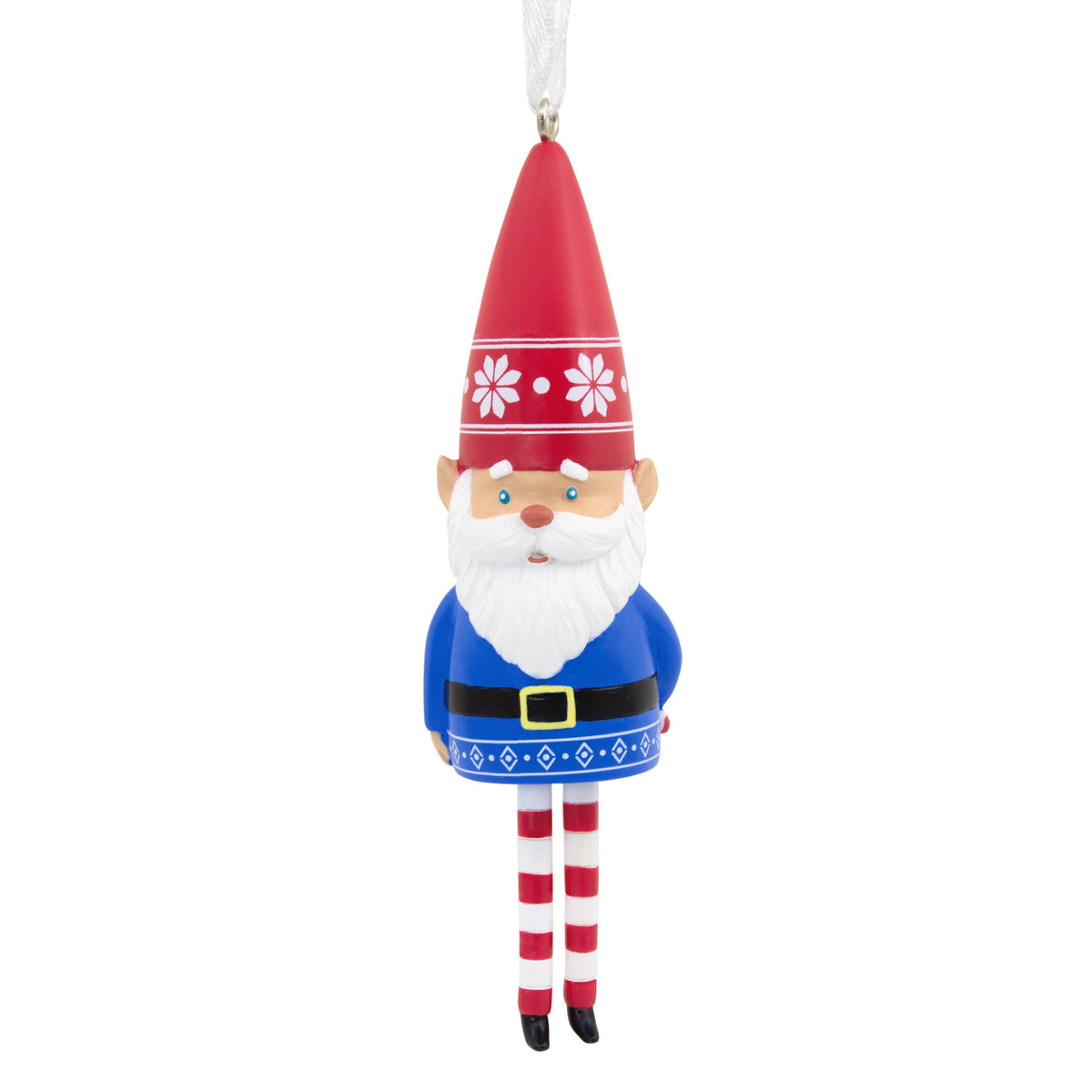 Collectable Christmas Gnome with Dangly Legs Ornament