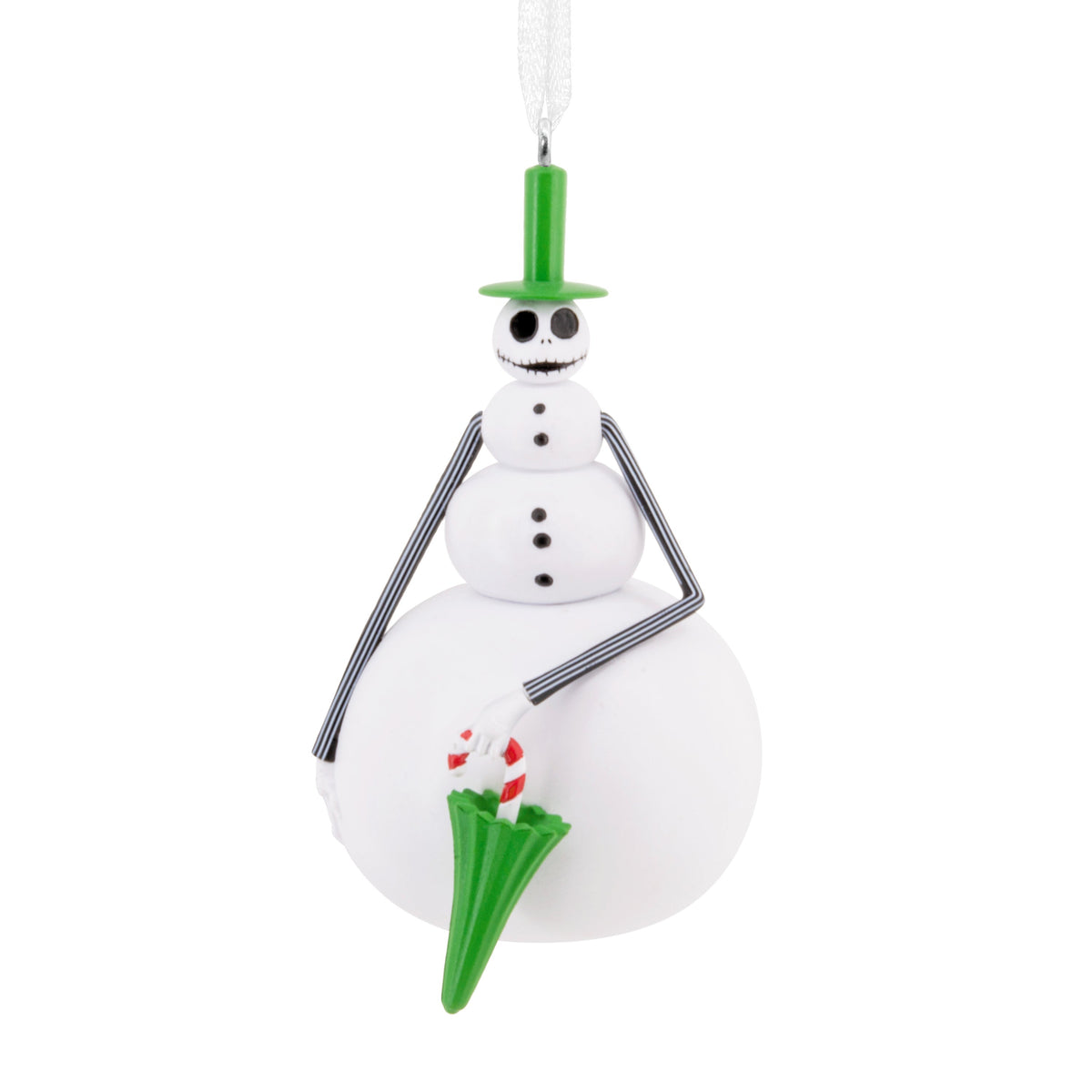 Collectible The Nightmare Before Christmas Ornament - Snowman Jack Skellington Design