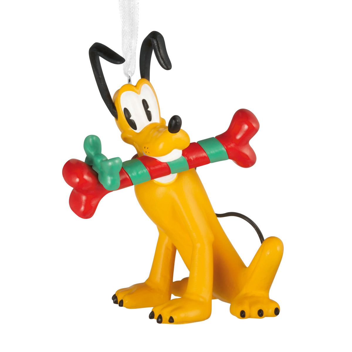 Collectible Disney Pluto with bone Hanging Christmas Ornament