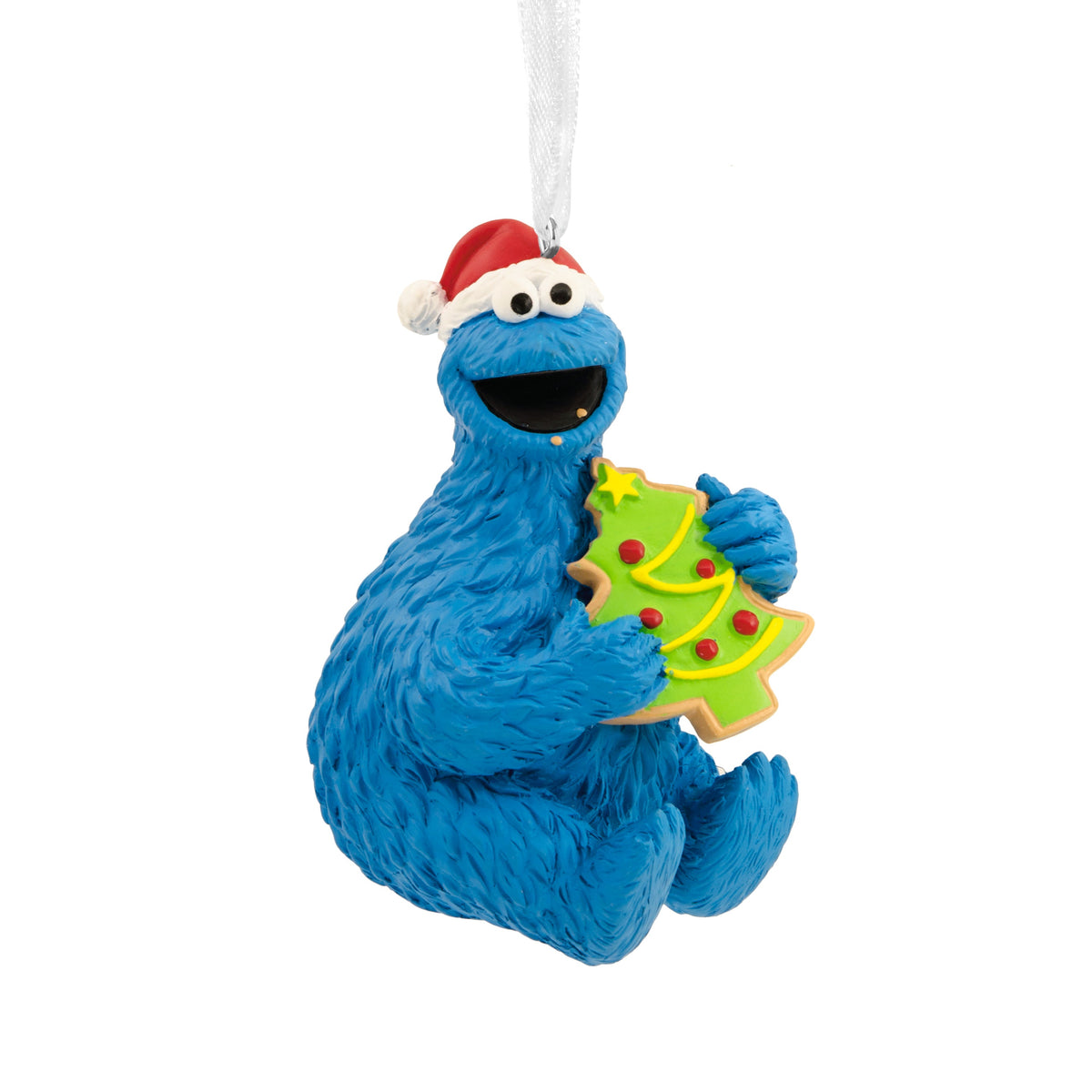 Collectible Cookie Monster Sesame Street Resin Hanging Christmas Ornament
