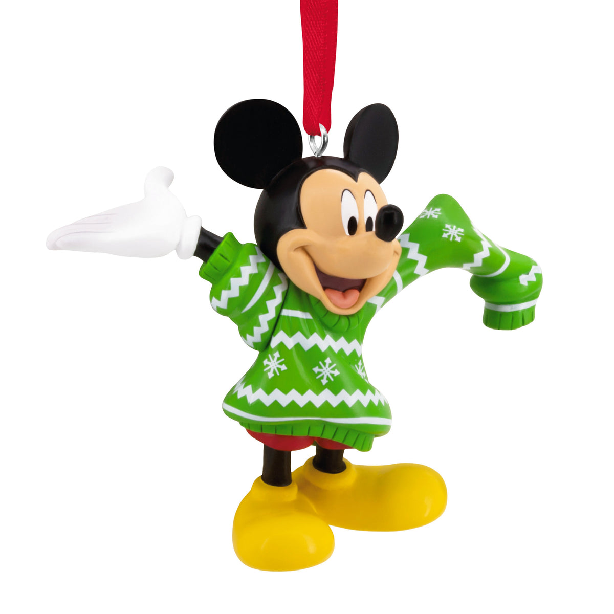Collectable Disney - Mickey Mouse in Oversized Jumper Ornament
