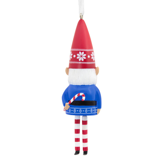 Collectable Christmas Gnome with Dangly Legs Ornament