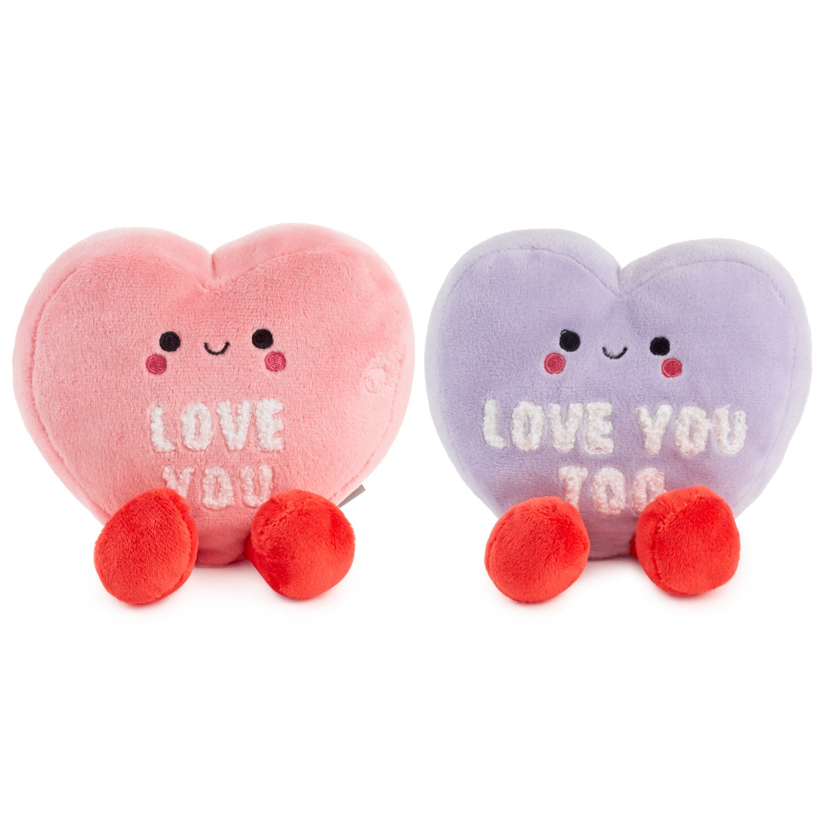Better Together Candy Hearts Magnetic Plush Pair