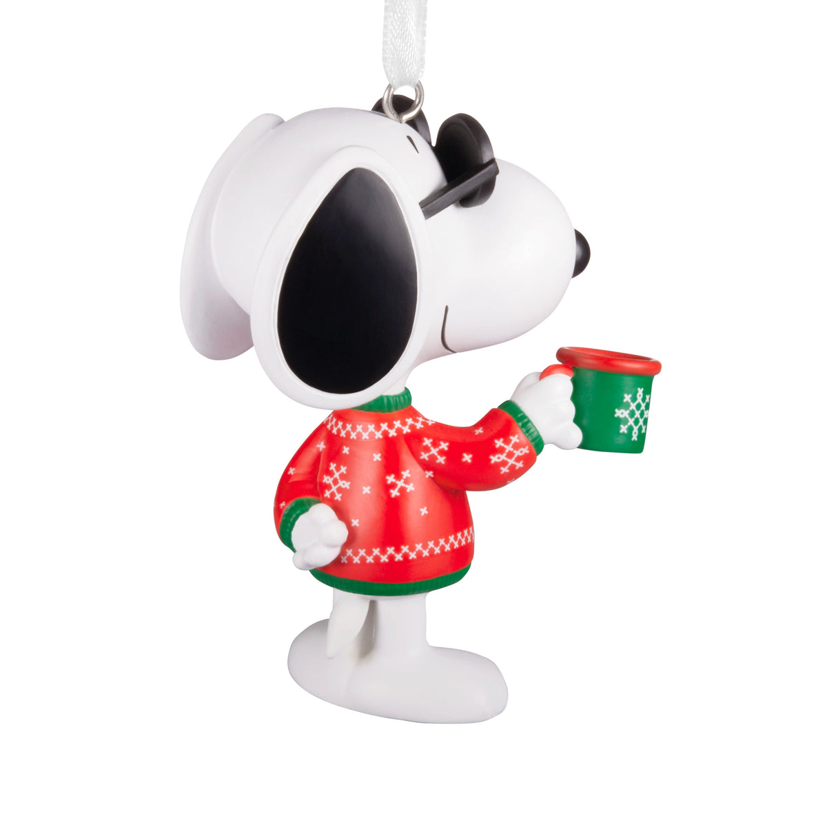 Collectable PEANUTS™ Christmas Hanging Ornament - SNOOPY as Joe Cool