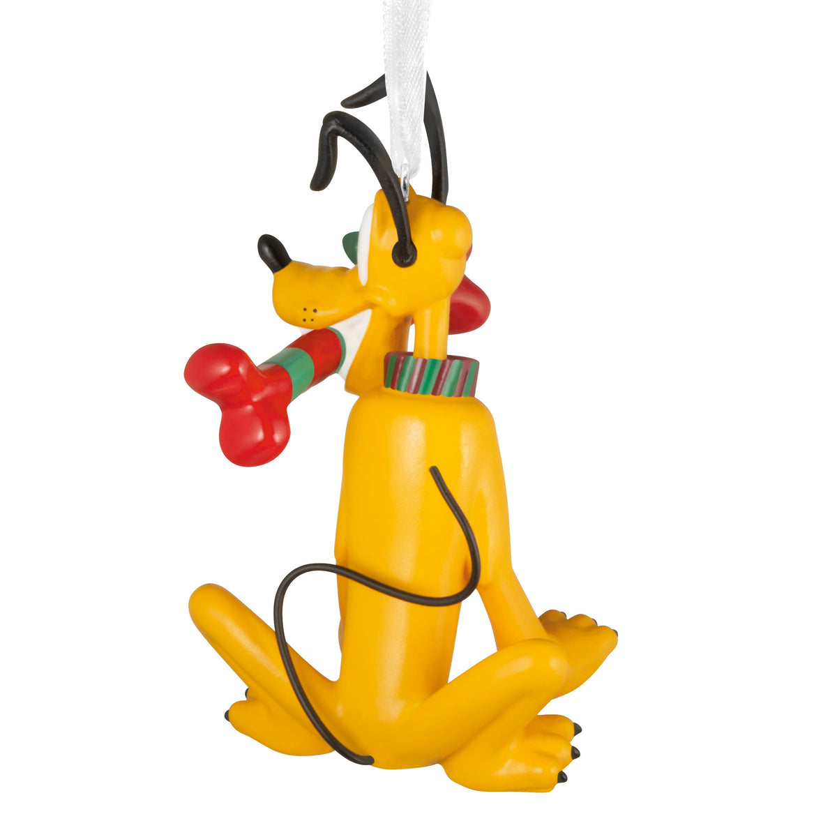 Collectible Disney Pluto with bone Hanging Christmas Ornament
