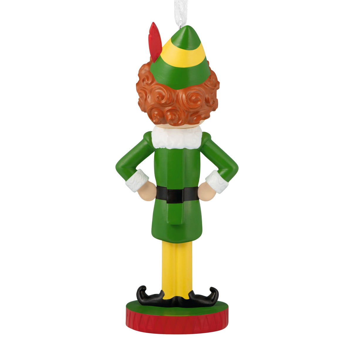 Collectable Elf Buddy Nutcracker Resin Hanging Christmas Ornament