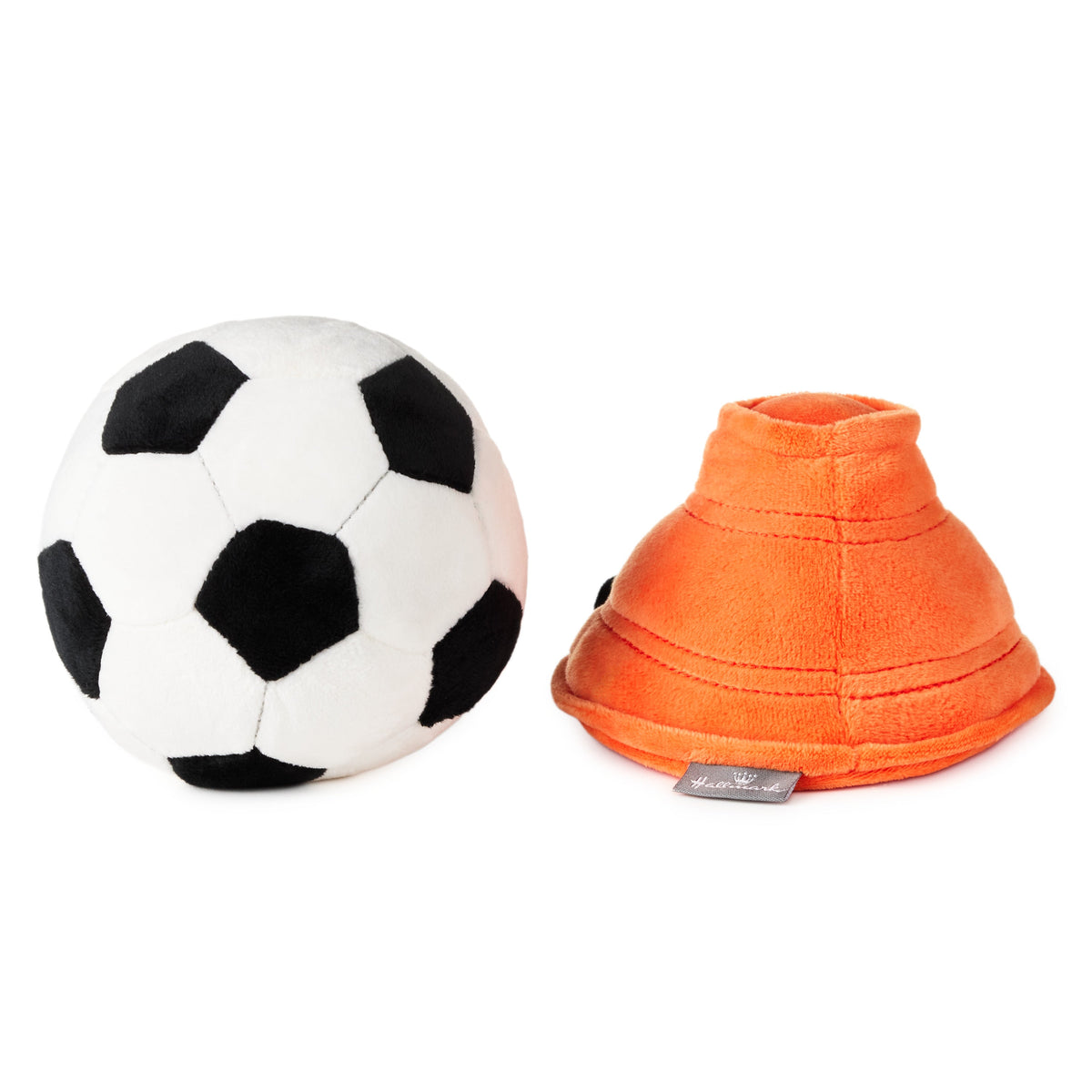 Better Together Football & Orange Cone Magnetic Plush Pair