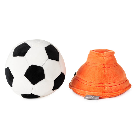 Better Together Football & Orange Cone Magnetic Plush Pair