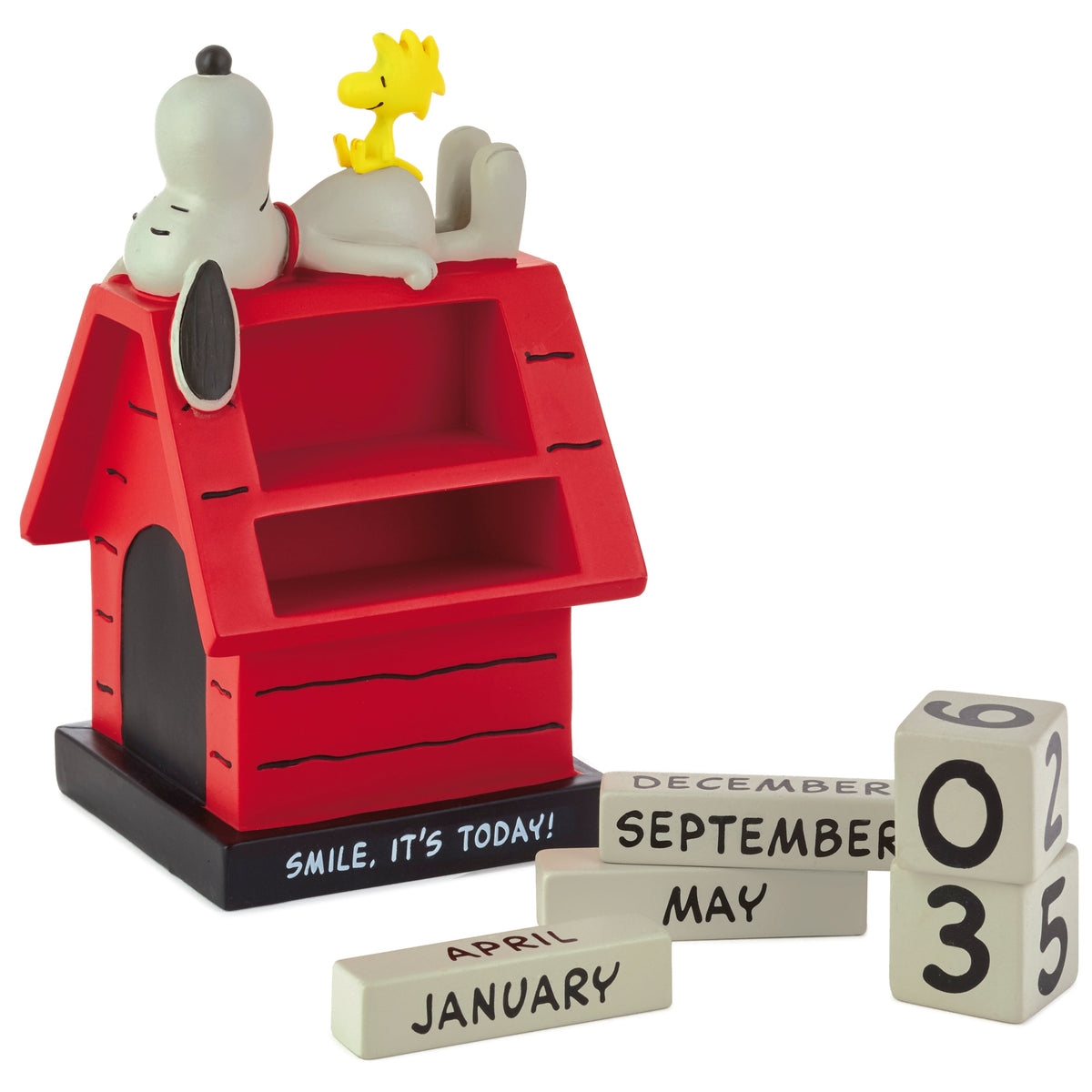 PEANUTS™ SNOOPY & WOODSTOCK Perpetual Doghouse Calendar