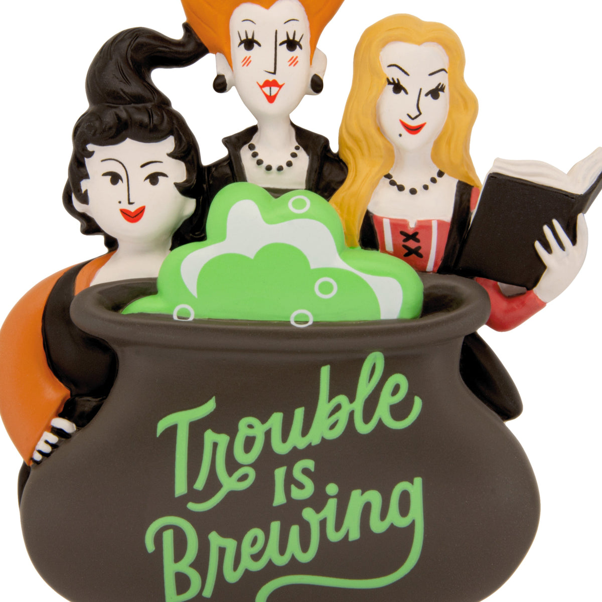 Collectable Hocus Pocus Cauldron Resin Hanging Christmas Ornament