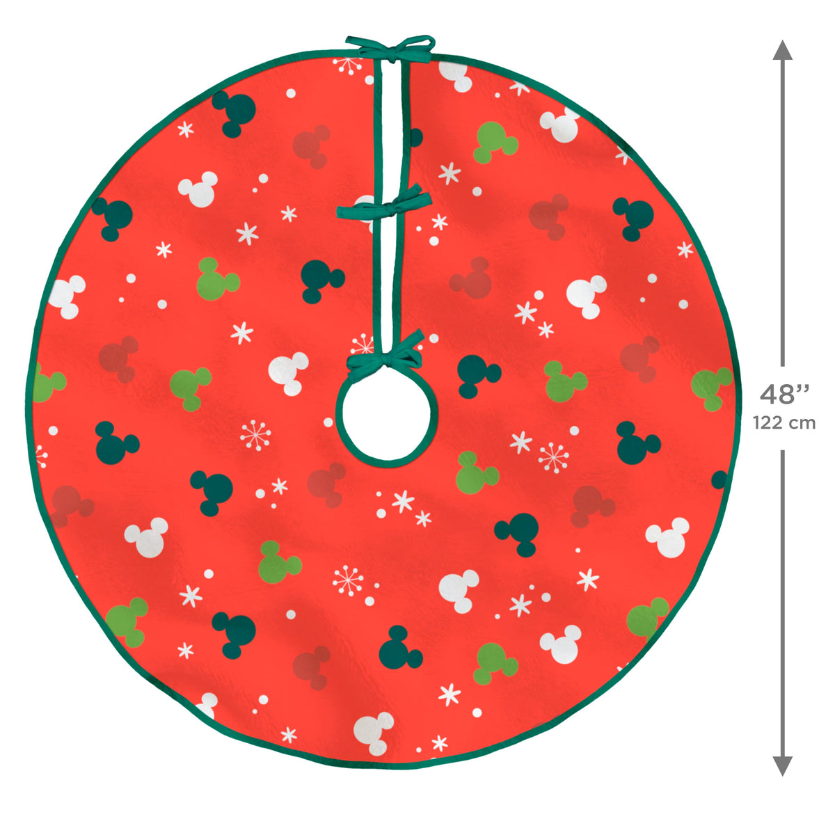 Disney Mickey Mouse Christmas Tree Skirt - Mickey Mouse Ears Design
