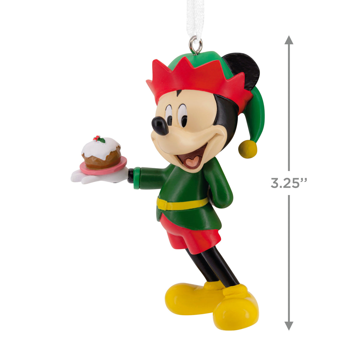 Collectable Disney Mickey Mouse Elf Hanging Christmas Ornament