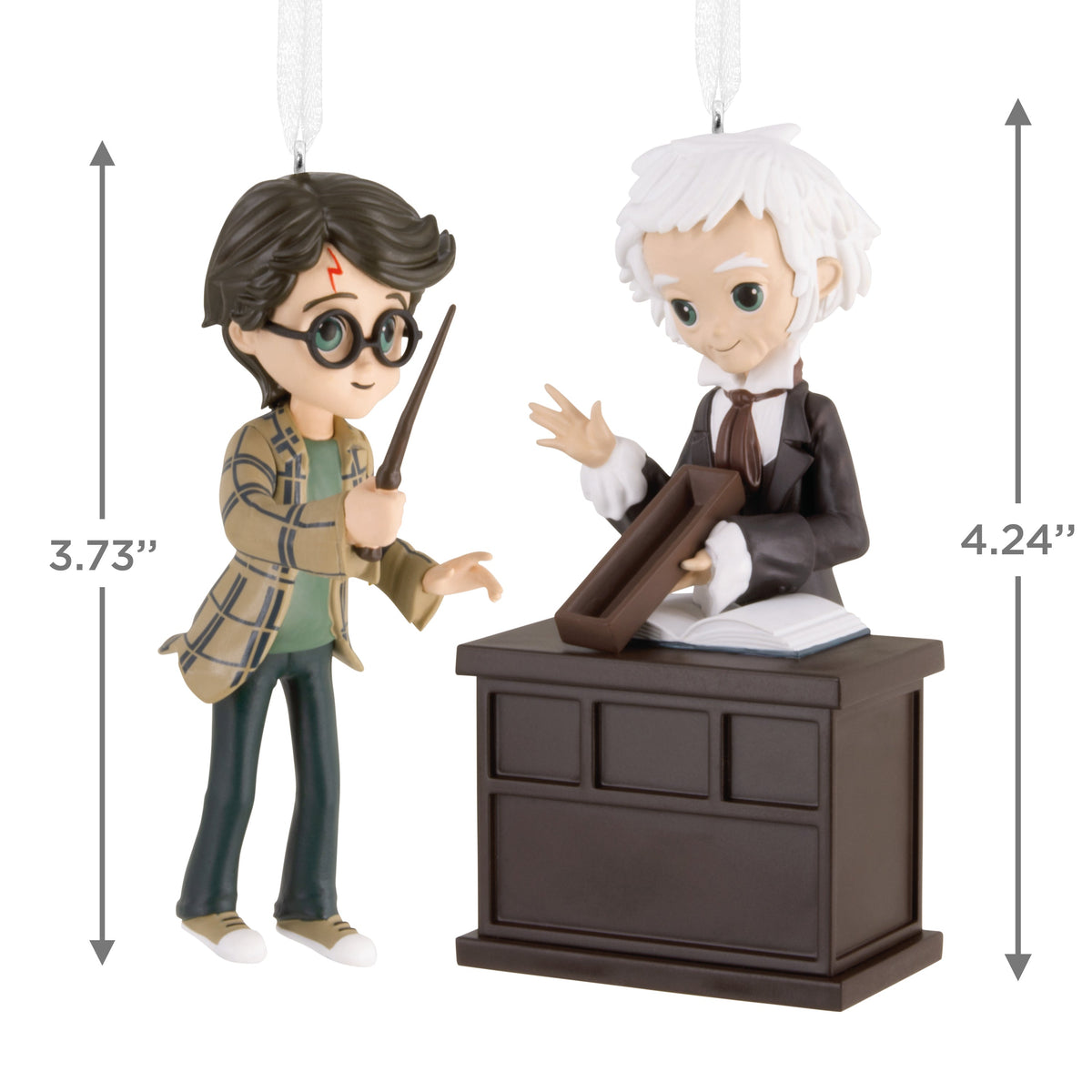 Storied Moments Harry Potter™ Ornaments - Set of 2 - Harry Potter™ & Ollivander