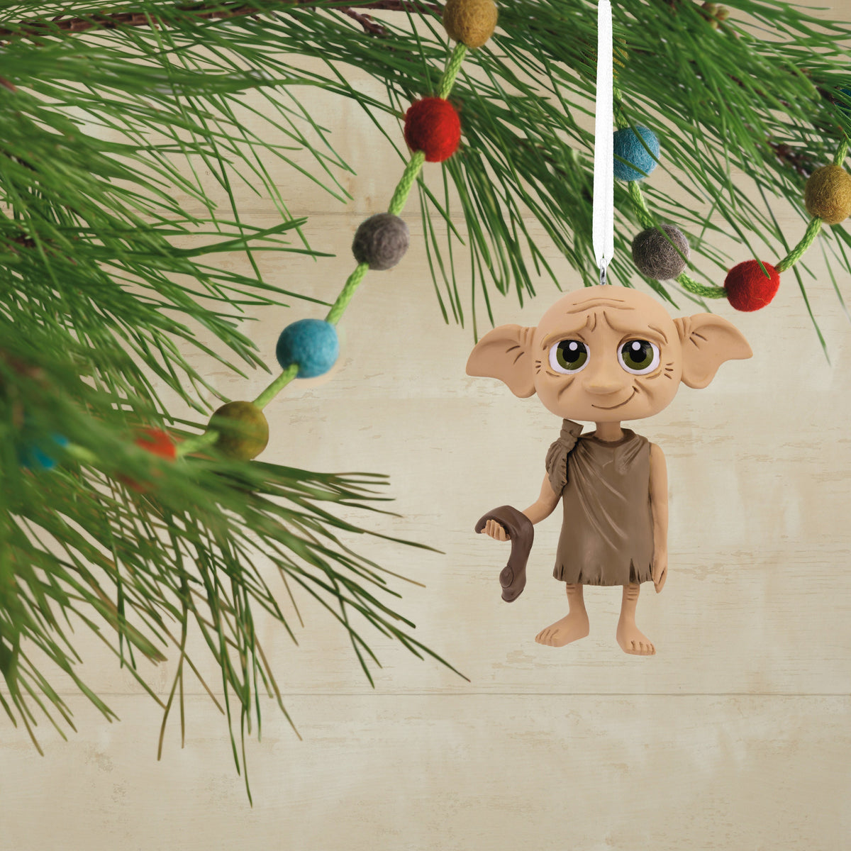 Collectable Harry Potter™ - Dobby the House Elf with Sock Ornament