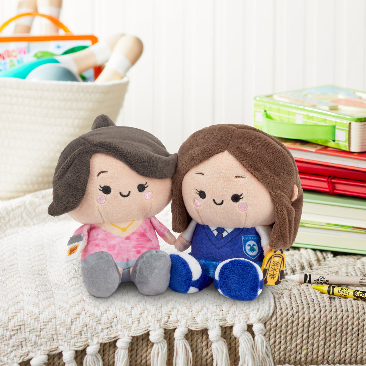 Better Together Warner Bros. Gilmore Girls, Lorelai & Rory Magnetic Plush Pair