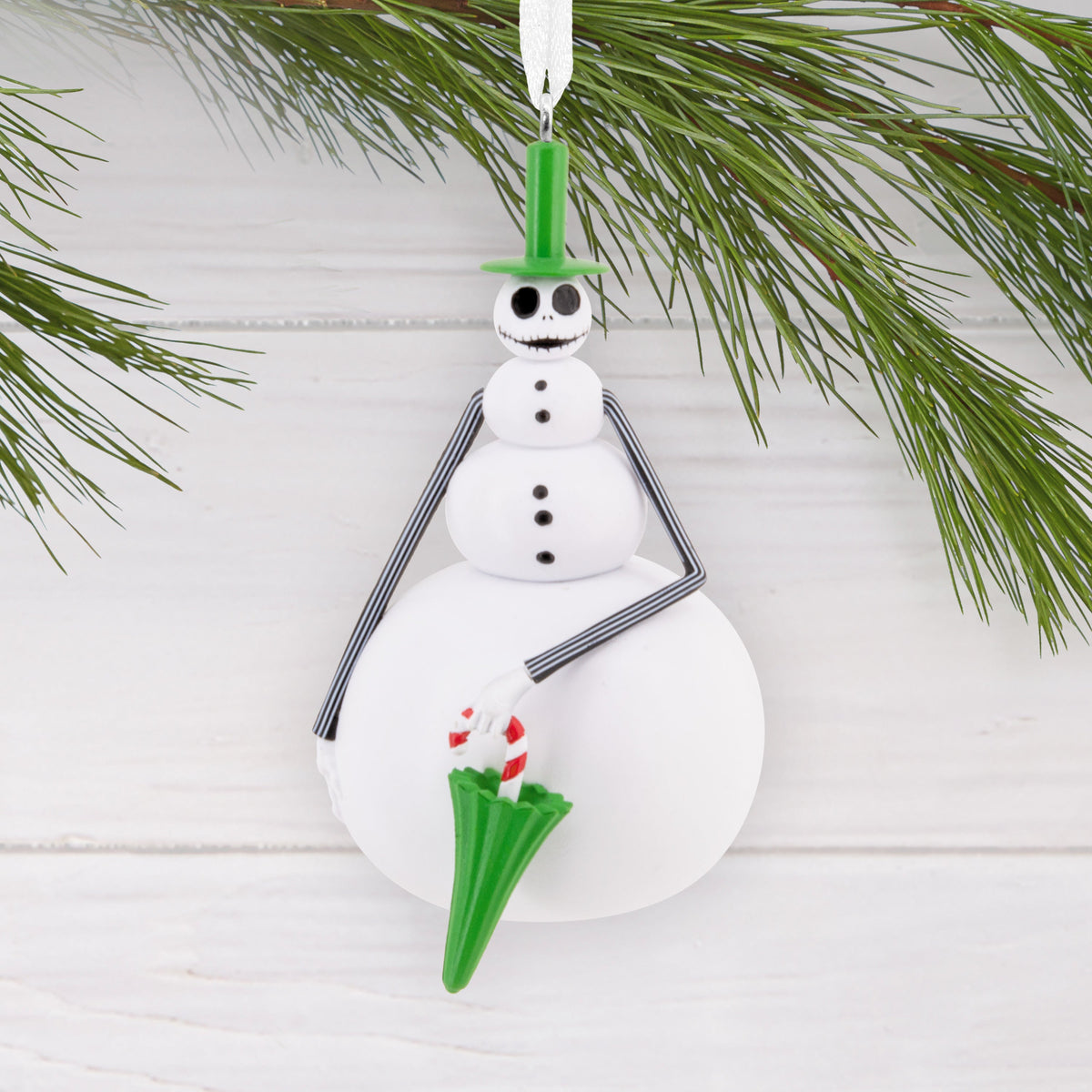 Collectible The Nightmare Before Christmas Ornament - Snowman Jack Skellington Design
