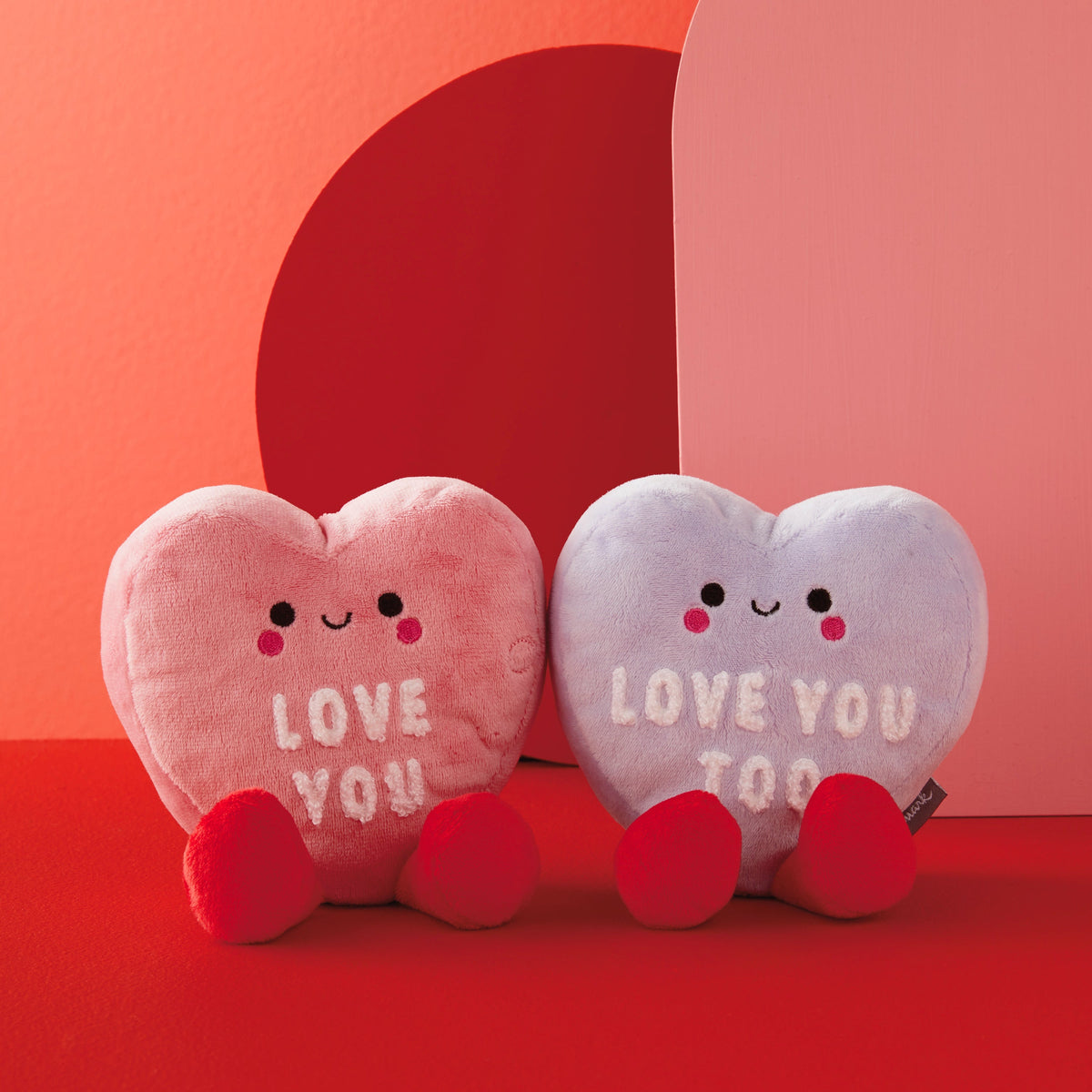 Better Together Candy Hearts Magnetic Plush Pair