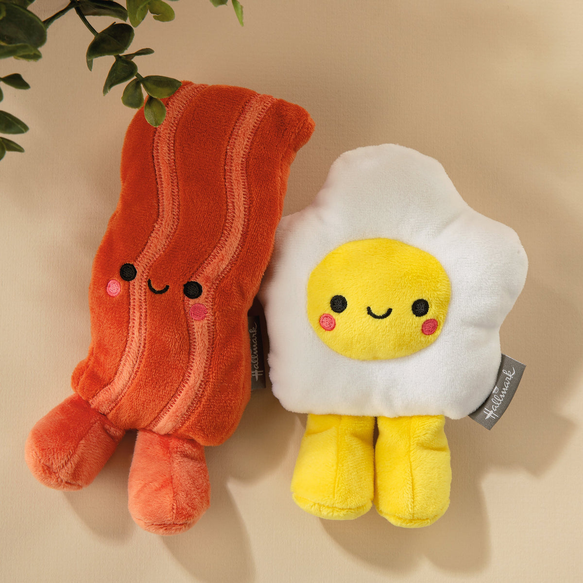 Better Together Bacon & Egg Magnetic Soft Toy Pair