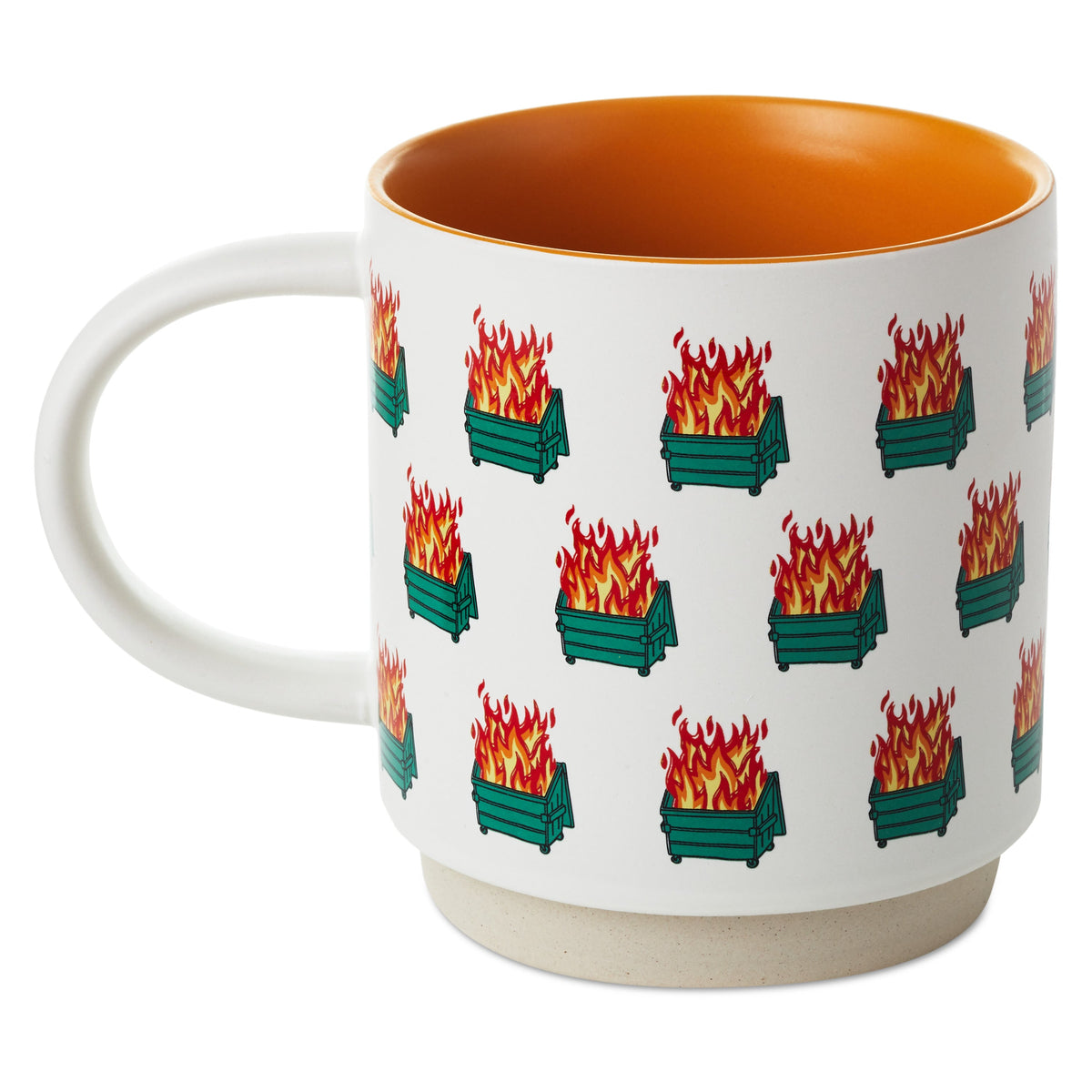 Shoebox Funny Ceramic Mug - Dumpster Fires 'Everything's Fine'