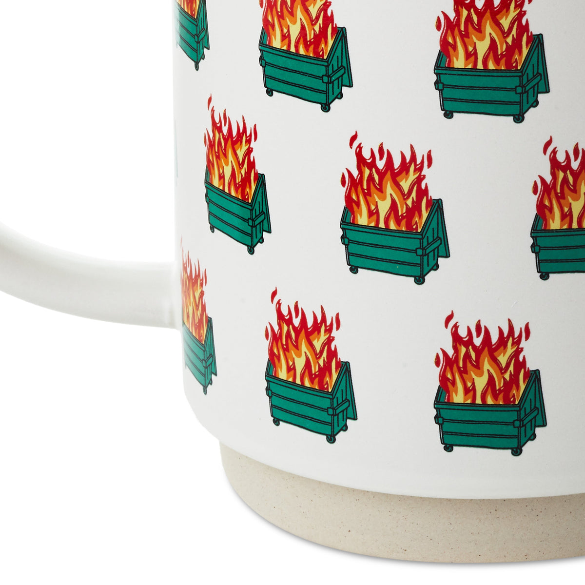 Shoebox Funny Ceramic Mug - Dumpster Fires 'Everything's Fine'