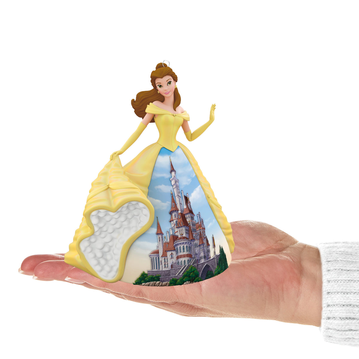 Keepsake Disney Ornament - Beauty & the Beast Belle & Castle Design