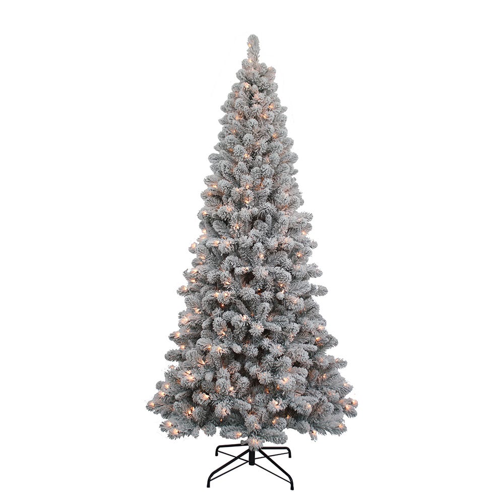 Kurt Adler 7-Foot Pre-Lit Clear New Brunswick Tree