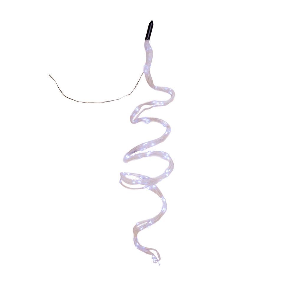 Kurt Adler Kurt Adler 120-Light White Fuzzy Multi Strand Cool White LED Set