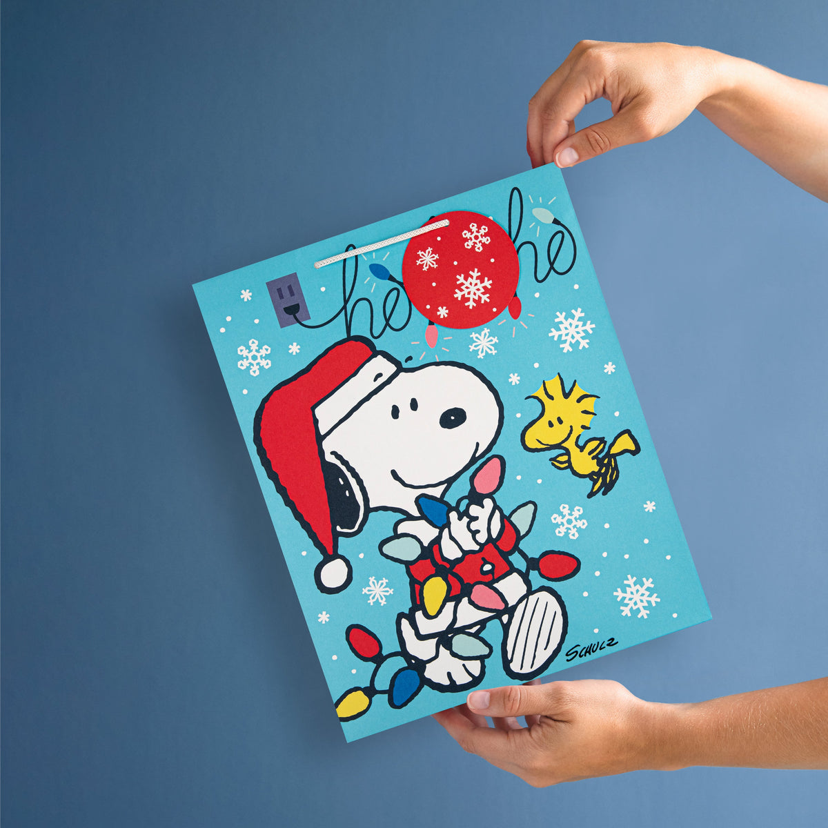 Large Christmas Gift Bags - Pack of 3 PEANUTS™ SNOOPY & WOODSTOCK Design