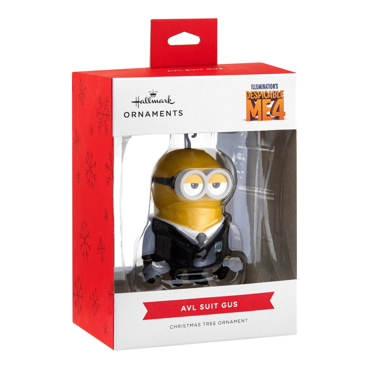 Collectible Despicable Me 4 Ornament - AVL Suit Gus the Minion Design