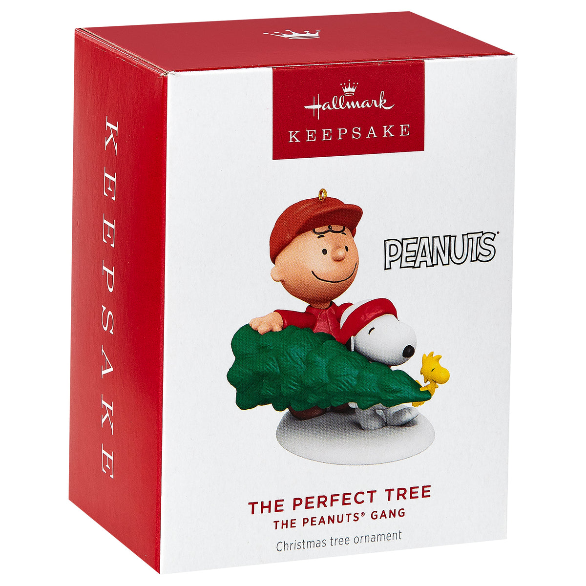 Keepsake PEANUTS™ Hanging Ornament - Charlie Brown, SNOOPY & WOODSTOCK with Tree