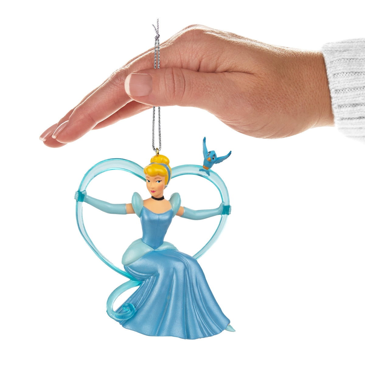 Keepsake Disney Ornament - Cinderella & Bluebird Design