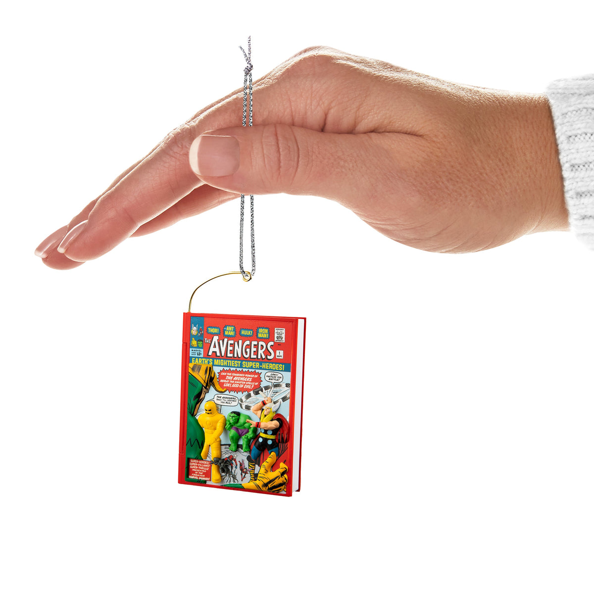 Keepsake MARVEL Hanging Ornament - Classic Avengers Comic Book Design