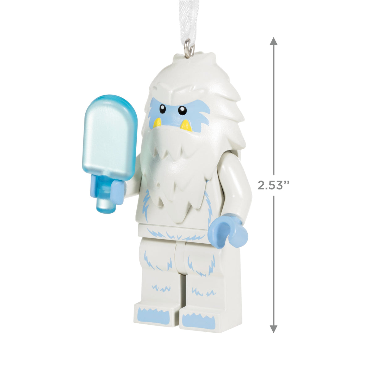 Keepsake LEGO® Ornament - Yeti and Ice-Lolly Minifigure Design