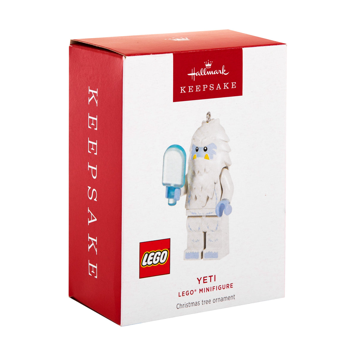 Keepsake LEGO® Ornament - Yeti and Ice-Lolly Minifigure Design