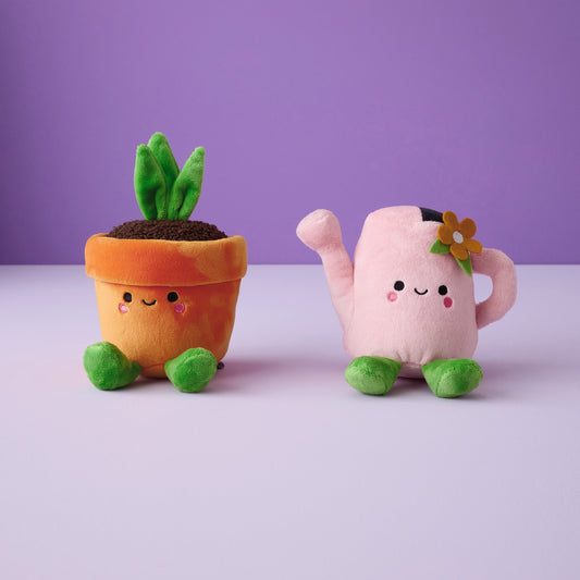 Better Together Watering Can & Plant Pot Magnetic Soft Toy Pair