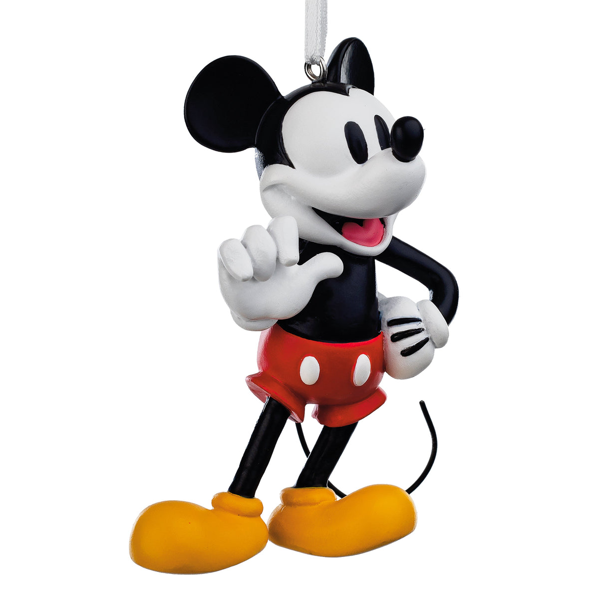 Collectable Disney Hanging Ornament - Mickey Mouse Waving Design