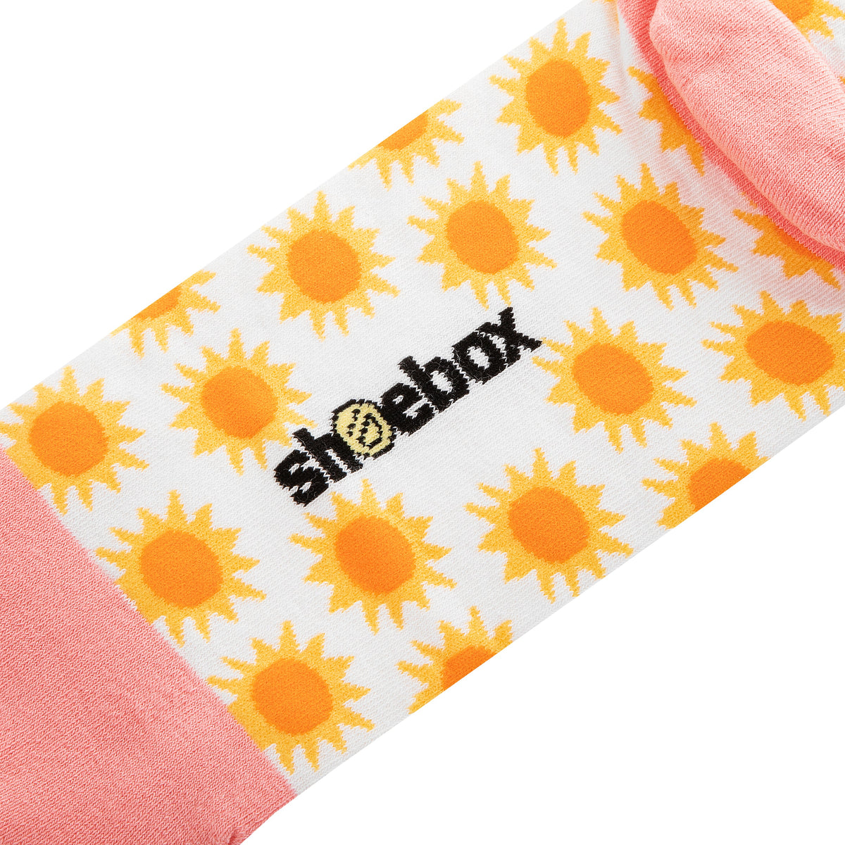 Shoebox Funny Pair of Socks - Yellow Suns 'Not A Morning Person'
