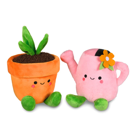 Better Together Watering Can & Plant Pot Magnetic Soft Toy Pair