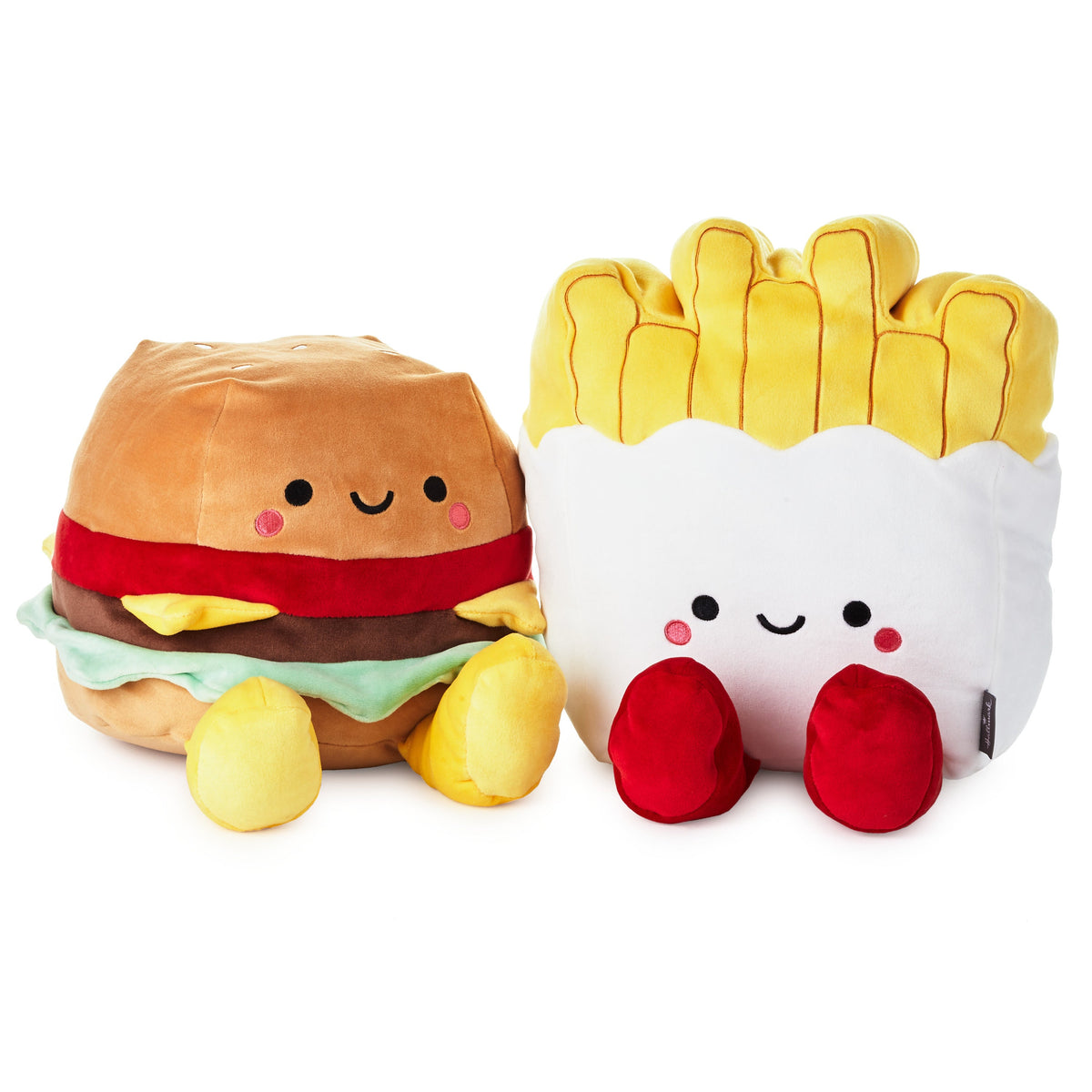 Better Together Jumbo Burger and Fries Magnetic Plush Pair