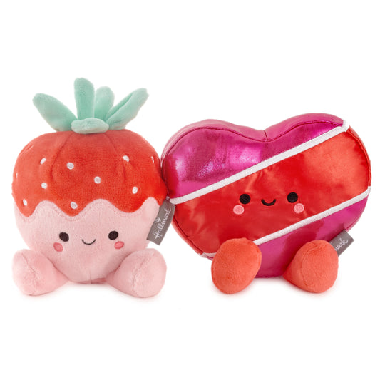 Better Together Strawberry & Chocolate Magnetic Soft Toy Pair